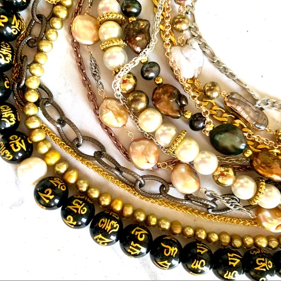 Handmade multi-strand necklace - Picture 6 of 11